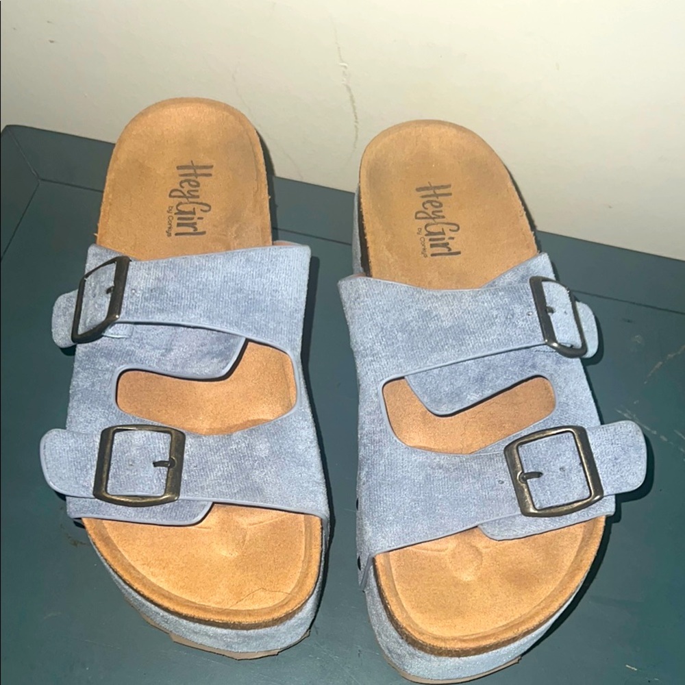 Blue Sandals